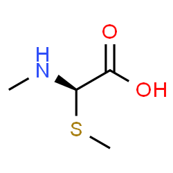 ChemSpider 2D Image | (2-S-METHYL) SARCOSINE | C4H9NO2S