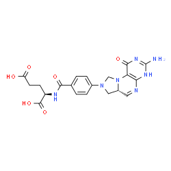 ChemSpider 2D Image | 5,10-Methylene-6-Hydrofolic Acid | C20H21N7O6