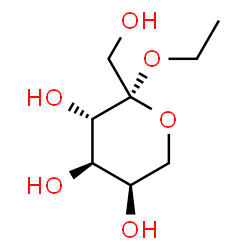 ChemSpider 2D Image | Ethyl beta-D-fructopyranoside | C8H16O6