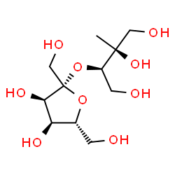 ChemSpider 2D Image | (2R,3S)-1,3,4-Trihydroxy-3-methyl-2-butanyl beta-D-psicofuranoside | C11H22O9