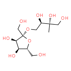 ChemSpider 2D Image | (2R,3S)-2,3,4-Trihydroxy-3-methylbutyl beta-D-psicofuranoside | C11H22O9