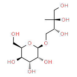 ChemSpider 2D Image | (2R,3S)-2,3,4-Trihydroxy-3-methylbutyl beta-D-gulopyranoside | C11H22O9