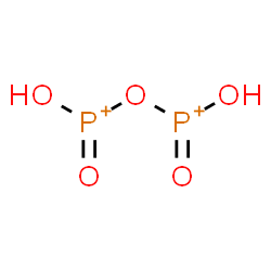 ChemSpider 2D Image | 1,3-Dihydroxy-1,3-dioxodiphosphoxane-1,3-diium | H2O5P2