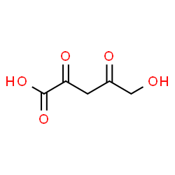 ChemSpider 2D Image | 5-Hydroxy-2,4-dioxopentanoic acid | C5H6O5