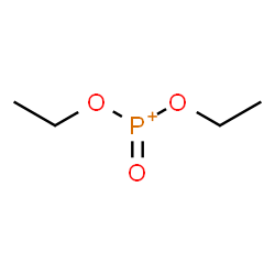 ChemSpider 2D Image | Diethoxy(oxo)phosphonium | C4H10O3P