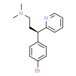 ChemSpider 2D Image | (-)-Brompheniramine | C16H19BrN2