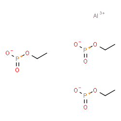 ChemSpider 2D Image | Phosphorus(1+), ethoxyolatooxo-, aluminum salt (3:1) | C6H15AlO9P3