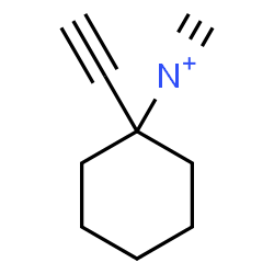 ChemSpider 2D Image | 1-Ethynyl-N-methylidynecyclohexanaminium | C9H12N