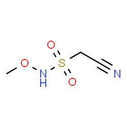 ChemSpider 2D Image | 1-Cyano-N-methoxymethanesulfonamide | C3H6N2O3S