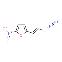 ChemSpider 2D Image | 1-[(E)-2-(5-Nitro-2-furyl)vinyl]-1,2-triazadien-2-ium | C6H5N4O3
