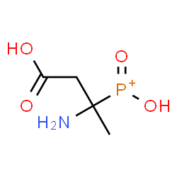 ChemSpider 2D Image | (2-Amino-1-carboxy-2-propanyl)(hydroxy)oxophosphonium | C4H9NO4P