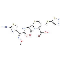 ChemSpider 2D Image | Cefuzonam | C16H15N7O5S4