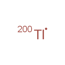 ChemSpider 2D Image | THALLIUM TL-200 | 200Tl