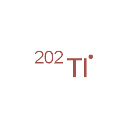 ChemSpider 2D Image | THALLIUM TL-202 | 202Tl