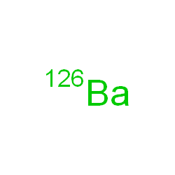 ChemSpider 2D Image | (~126~Ba)Barium | 126Ba
