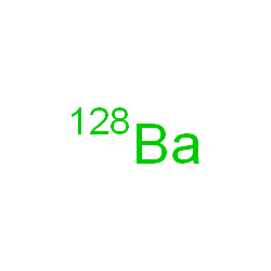ChemSpider 2D Image | (~128~Ba)Barium | 128Ba