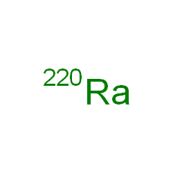 ChemSpider 2D Image | (~220~Ra)Radium | 220Ra