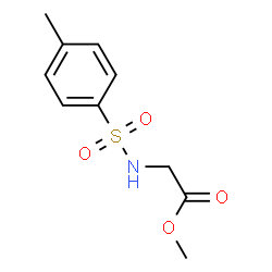 ChemSpider 2D Image | N-(p-Toluenesulfonyl)glycine Methyl Ester | C10H13NO4S
