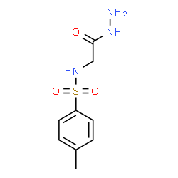 ChemSpider 2D Image | N-(2-Hydrazino-2-oxoethyl)-4-methylbenzenesulfonamide | C9H13N3O3S