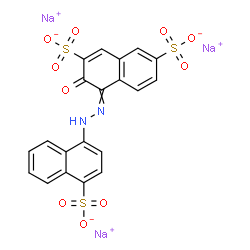 ChemSpider 2D Image | Amaranth | C20H11N2Na3O10S3