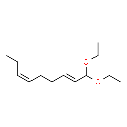 ChemSpider 2D Image | (2E,6Z)-1,1-Diethoxy-2,6-nonadiene | C13H24O2