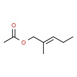 ChemSpider 2D Image | 2-Methylpent-2-en-1-yl acetate | C8H14O2