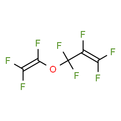 ChemSpider 2D Image | 1,1,2,3,3-Pentafluoro-3-((trifluorovinyl)oxy)propene | C5F8O