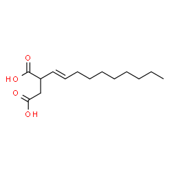 ChemSpider 2D Image | dec-1-enylsuccinic acid | C14H24O4