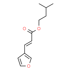 ChemSpider 2D Image | 3-Methylbutyl (2E)-3-(3-furyl)acrylate | C12H16O3