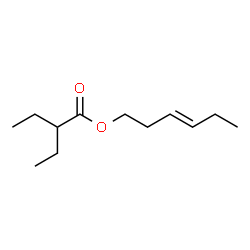 ChemSpider 2D Image | (3E)-3-Hexen-1-yl 2-ethylbutanoate | C12H22O2