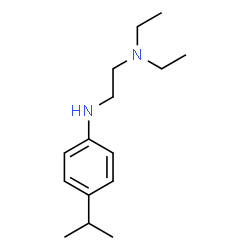 ChemSpider 2D Image | N-(p-Cumenyl)-N',N'-diethylethylenediamine | C15H26N2