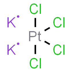 ChemSpider 2D Image | potassium; tetrachloroplatinum | Cl4K2Pt