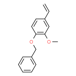 ChemSpider 2D Image | 4-BENZYLOXY-3-METHOXYSTYRENE | C16H16O2