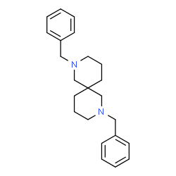 ChemSpider 2D Image | 2,8-Dibenzyl-2,8-diazaspiro[5.5]undecane | C23H30N2