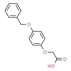 ChemSpider 2D Image | 4-BENZYLOXYPHENOXYACETIC ACID | C15H14O4