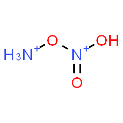 ChemSpider 2D Image | 1-Hydroxy-1-oxodiazoxane-1,3-diium | H4N2O3