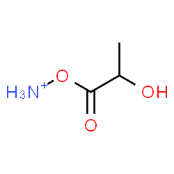 ChemSpider 2D Image | (Lactoyloxy)ammonium | C3H8NO3