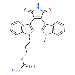 ChemSpider 2D Image | Ro-318220 | C25H23N5O2S