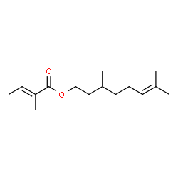 ChemSpider 2D Image | CITRONELLYL TIGLATE | C15H26O2