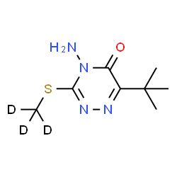 ChemSpider 2D Image | Metribuzin-d3 | C8H11D3N4OS
