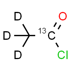 ChemSpider 2D Image | ACETYL CHLORIDE-1-13C,D3 | C13CD3ClO