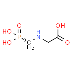 ChemSpider 2D Image | Glyphosate-3-13C | C213CH8NO5P