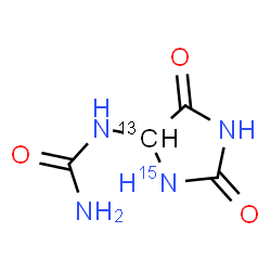 ChemSpider 2D Image | DL-ALLANTOIN-5-13C,1-15N | C313CH6N315NO3