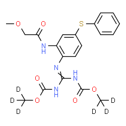ChemSpider 2D Image | Febantel-d6 | C20H16D6N4O6S