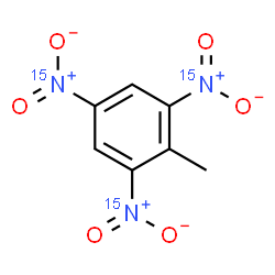 ChemSpider 2D Image | 2-Methyl-1,3,5-tris[(~15~N)nitro]benzene | C7H515N3O6