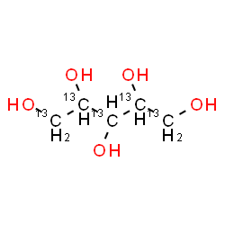 ChemSpider 2D Image | (~13~C_5_)Pentitol | 13C5H12O5