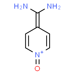ChemSpider 2D Image | 4-(Diaminomethylene)-1-oxo-1,4-dihydropyridinium | C6H8N3O