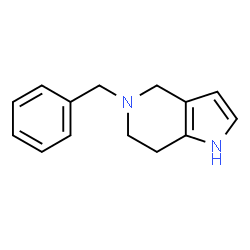 ChemSpider 2D Image | 5-Benzyl-4,5,6,7-tetrahydro-5-azaindole | C14H16N2