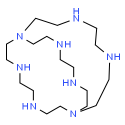 ChemSpider 2D Image | 1,4,7,10,13,16,21,24-octaazabicyclo(8.8.8)hexacosane | C18H42N8