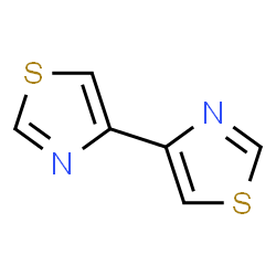 ChemSpider 2D Image | 4,4'-Bi-1,3-thiazole | C6H4N2S2